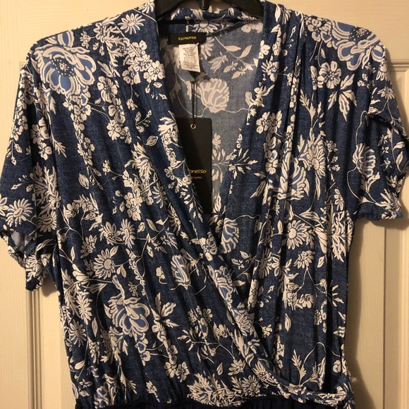 Classic Navy pantsuit - Picture 2 of 3